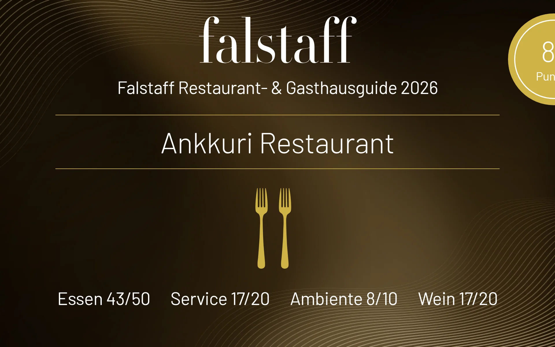 Restaurant Ankkuri am Neusiedler See Bewertung Ankkuri Restaurant im Falstaff Guide 2026 mit 85 Punkten